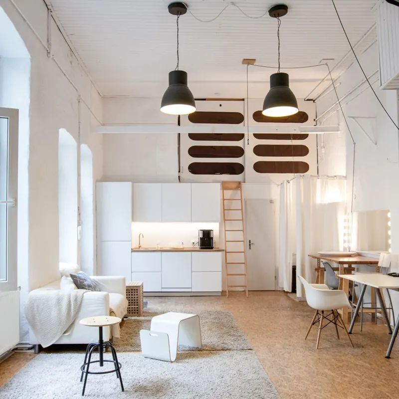 Loftartiges Atelier von Tanja Hammel in Mannheim
